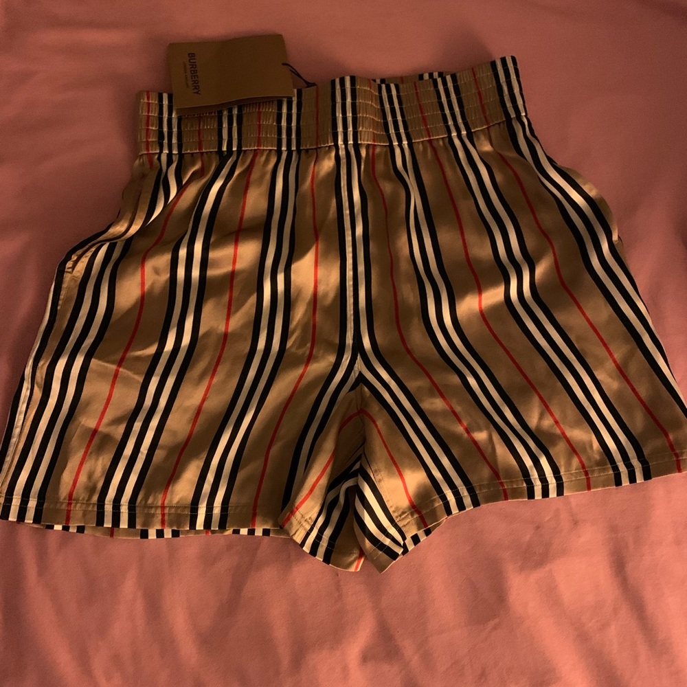 Burberry silk shorts